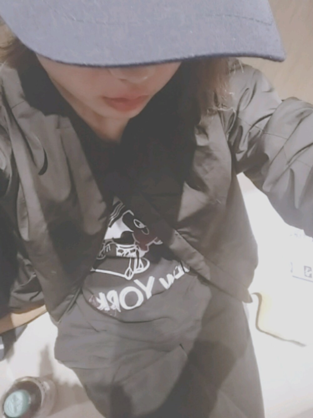 「練習着、バイト着、ほぼ同じ、頑張りますー、楽しめ楽しめ、よさこい」｜「Pokémonのアイテム（チャーム、イエロー系）」を使った、Milica Kimuraさん（レディース・161cm）の春コーディネートの1枚目の写真