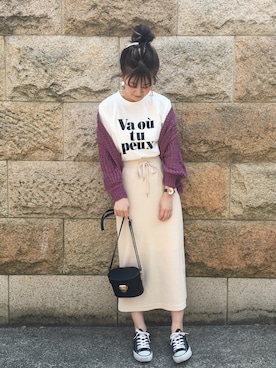 Megumi❤︎さん（レディース・165cm）の春コーディネート