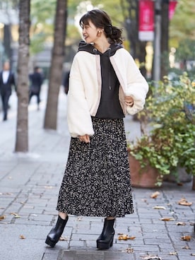 Megumi❤︎さん（レディース・165cm）の冬コーディネート