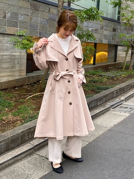 「H&M（エイチ・アンド・エム）のアイテム（バレエシューズ）」を使った、Megumi❤︎さん（レディース・165cm）の冬コーディネート