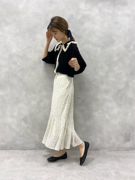 「H&M（エイチ・アンド・エム）のアイテム（バレエシューズ）」を使った、Megumi❤︎さん（レディース・165cm）の春コーディネート