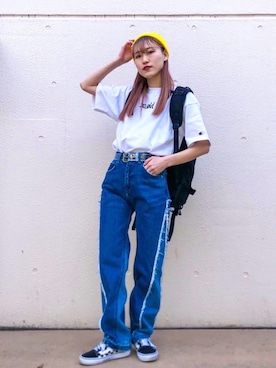 浜口彩奈さん（レディース・158cm）の春コーディネート