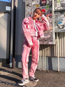 浜口彩奈さん（レディース・158cm）の春コーディネート