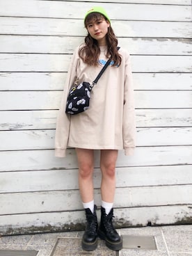 浜口彩奈さん（レディース・158cm）の冬コーディネート