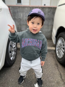 さくさん（キッズ・90cm）の冬コーディネート