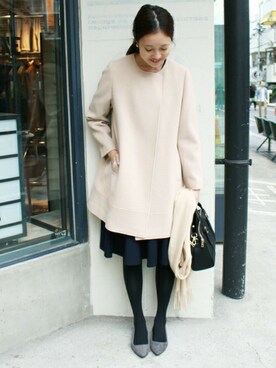 「SLOBE IENA」｜Sallyさん（レディース・162cm）の冬コーディネート