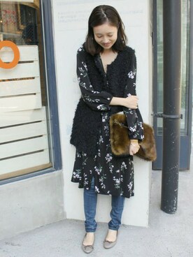 Sallyさん（レディース・162cm）の冬コーディネート