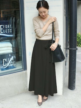 Sallyさん（レディース・162cm）の冬コーディネート