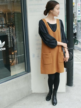 Sallyさん（レディース・162cm）の冬コーディネート