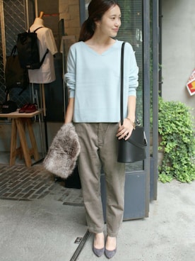 Sallyさん（レディース・162cm）の冬コーディネート