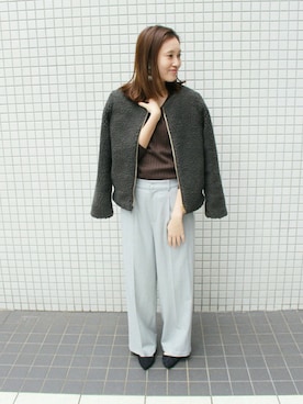 Sallyさん（レディース・162cm）の冬コーディネート