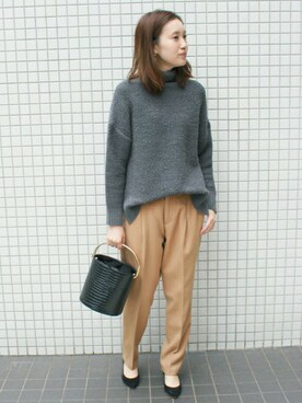 Sallyさん（レディース・162cm）の冬コーディネート