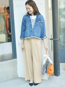 「SLOBE IENA（スローブイエナ）のアイテム（パンプス）」を使った、Sallyさん（レディース・162cm）の冬コーディネート