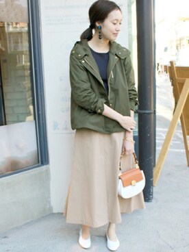 「SLOBE IENA（スローブイエナ）のアイテム（その他シューズ）」を使った、Sallyさん（レディース・162cm）の冬コーディネート
