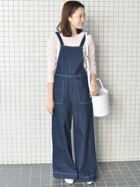 「SLOBE IENA（スローブイエナ）のアイテム（その他シューズ）」を使った、Sallyさん（レディース・162cm）の冬コーディネート