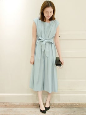 「SLOBE IENA（スローブイエナ）のアイテム（つなぎ/オールインワン）」を使った、Sallyさん（レディース・162cm）の冬コーディネート