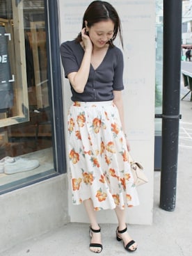 Sallyさん（レディース・162cm）の春コーディネート