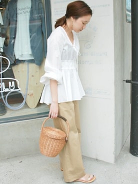 Sallyさん（レディース・162cm）の春コーディネート