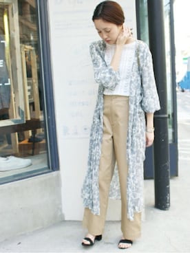 Sallyさん（レディース・162cm）の春コーディネート