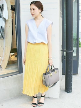 Sallyさん（レディース・162cm）の春コーディネート