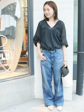 Sallyさん（レディース・162cm）の夏コーディネート