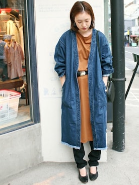 「SLOBE IENA（スローブイエナ）のアイテム（ファッション雑貨）」を使った、Sallyさん（レディース・162cm）の夏コーディネート
