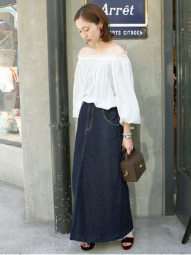 Sallyさん（レディース・162cm）の夏コーディネート