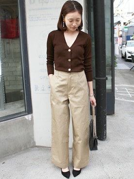 Sallyさん（レディース・162cm）の冬コーディネート