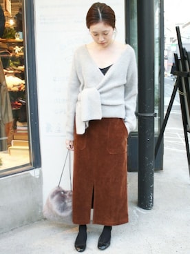 Sallyさん（レディース・162cm）の冬コーディネート