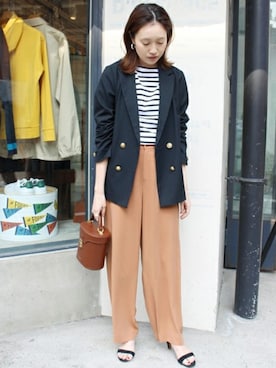 Sallyさん（レディース・162cm）の春コーディネート