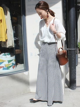 Sallyさん（レディース・162cm）の春コーディネート