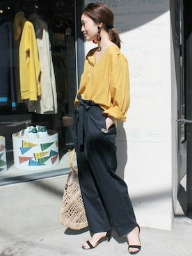 Sallyさん（レディース・162cm）の春コーディネート