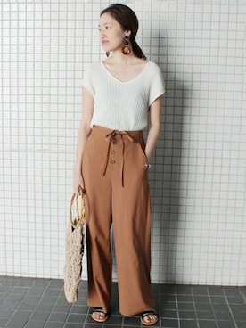 Sallyさん（レディース・162cm）の春コーディネート