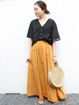 Sallyさん（レディース・162cm）の春コーディネート