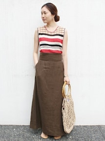 SLOBE IENA（スローブイエナ）の「《WEB限定》リネンハイ