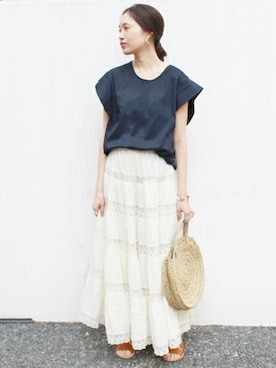 Sallyさん（レディース・162cm）の春コーディネート