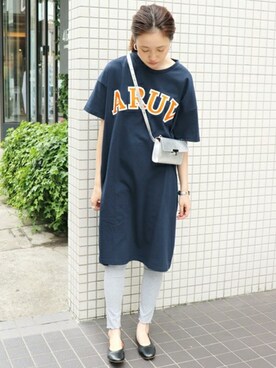 「SLOBE IENA（スローブイエナ）のアイテム（その他シューズ）」を使った、Sallyさん（レディース・162cm）の春コーディネート