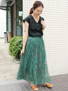 Sallyさん（レディース・162cm）の春コーディネート