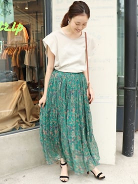 Sallyさん（レディース・162cm）の夏コーディネート