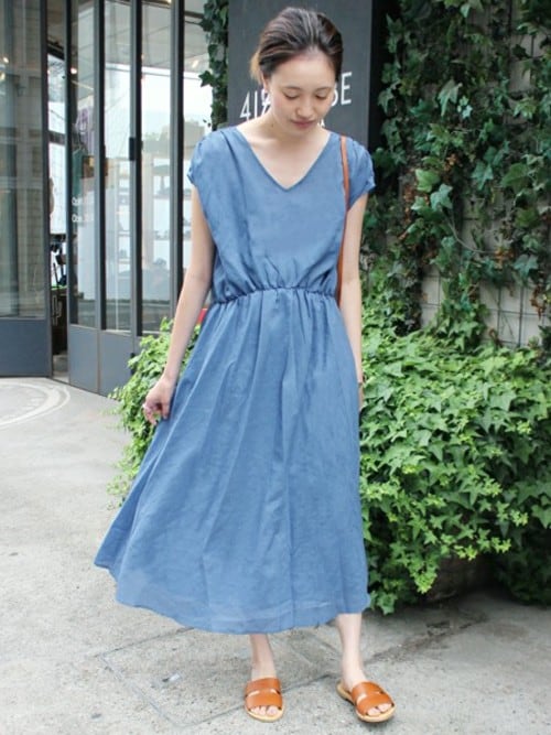 CLASSY. Closetコラボ　ロングワンピ　 スローブイエナ SLOBE IENA(スローブイエナ)の「【 CLASSY. Closet×SLOBE