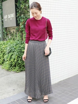 Sallyさん（レディース・162cm）の秋コーディネート