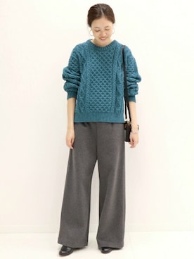 「KERRYWOOLENMILLS」｜Sallyさん（レディース・162cm）の秋コーディネート