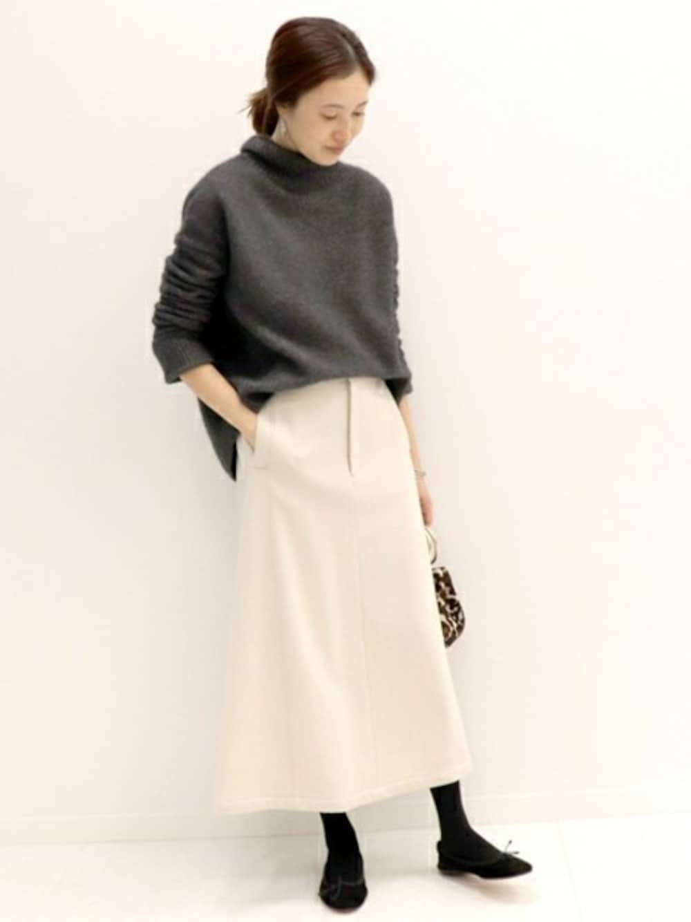 SLOBE IENA ストレッチウール マーメイドスカート SLOBE IENA スローブイエナ】ストレッチウール マーメイド