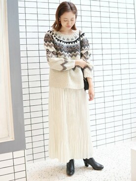 Sallyさん（レディース・162cm）の冬コーディネート