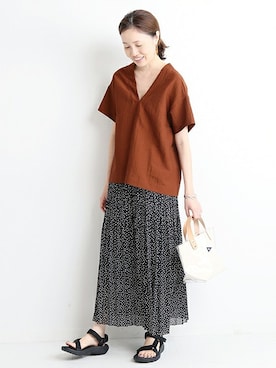 Sallyさん（レディース・162cm）の夏コーディネート