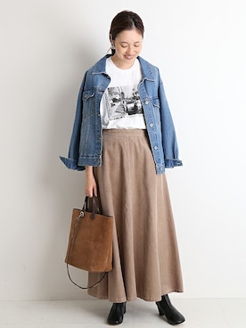 Sallyさん（レディース・162cm）の秋コーディネート