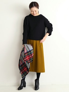 「tweedmill」｜Sallyさん（レディース・162cm）の秋コーディネート