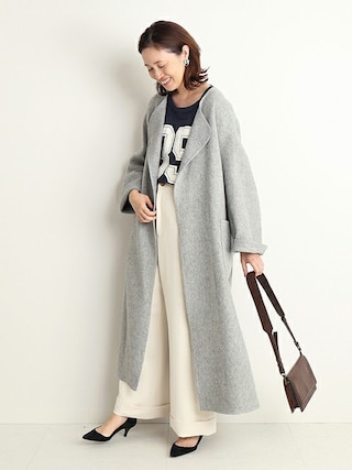 SLOBE IENA スローブイエナ　ジーロンウールシルクネップリバーコート 20191023095919222_320.jpg