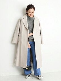 SLOBE IENA（スローブイエナ）の「ラクーンカシミヤ混タートルプル