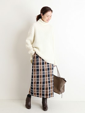 Sallyさん（レディース・162cm）の冬コーディネート